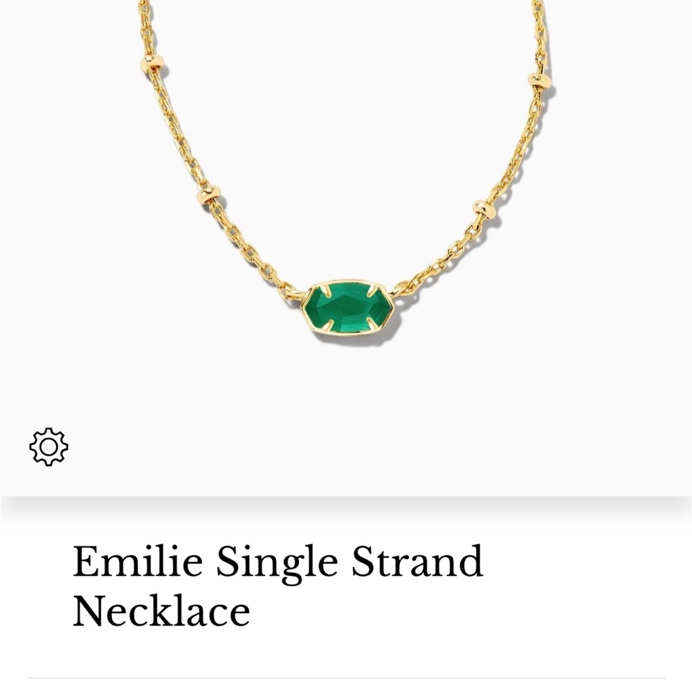 Kendra Scott Emilie Single Strand Necklace